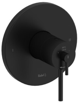 Rohl GS TGS44BK - GS 1/2 Inch Single Lever Handle Thermostatic and Pressure Balance Trim with 2 Functions in Black