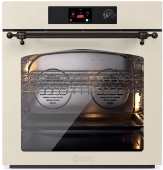 Ilve Nostalgie II Collection UOV30NTPYAWB - 30 inch Pyrolytic Single Wall Oven with 4.4 cu. ft. Capacity