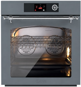 Ilve Nostalgie II Collection UOV30NTPYBGC - 30 inch Pyrolytic Single Wall Oven with 4.4 cu. ft. Capacity