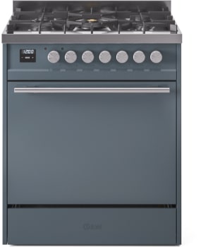 Ilve Professional Plus II UP30QMPBG - 30 Inch Freestanding Dual Fuel Range