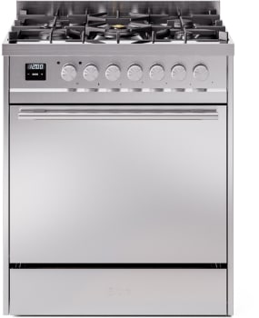 Ilve Professional Plus II UP30QMPSS - 30 Inch Freestanding Dual Fuel Range