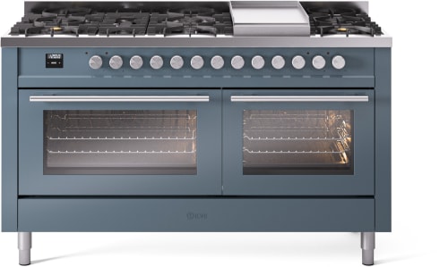 Ilve Professional Plus II UP60FWMPBG - 60 Inch Freestanding Dual Fuel Range