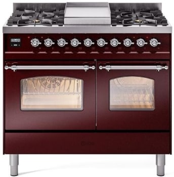 Ilve Nostalgie Collection UPD40FNMPBUC - 40 Inch Freestanding Dual Fuel Range in Front View