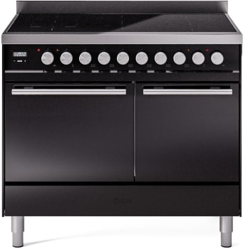 Ilve Professional Plus II UPDI406QMPBK - 40 Inch Freestanding Induction Range
