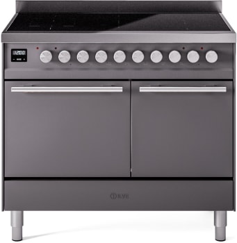 Ilve Professional Plus II UPDI406QMPMG - 40 Inch Freestanding Induction Range