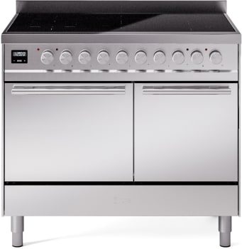 Ilve Professional Plus II UPDI406QMPSS - 40 Inch Freestanding Induction Range