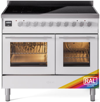 Ilve Professional Plus II UPDI406WMPRA - 40 Inch Freestanding Induction Range with 6 Elements