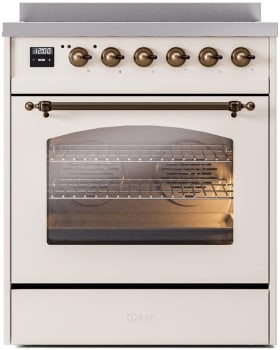 Ilve Nostalgie II Collection UPI304NMPAWB - 30 Inch Freestanding Induction Range