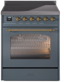 Ilve Nostalgie II Collection UPI304NMPBGG - 30 Inch Freestanding Induction Range