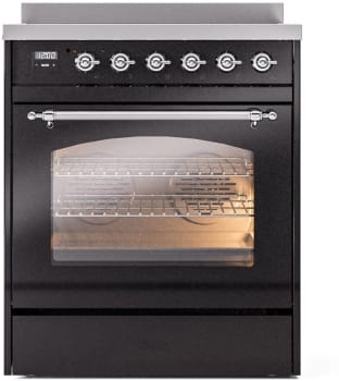 Ilve Nostalgie II Collection UPI304NMPBKC - 30 Inch Freestanding Induction Range