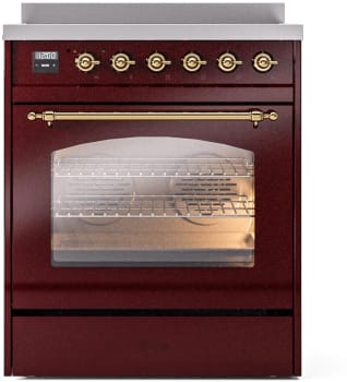 Ilve Nostalgie II Collection UPI304NMPBUG - 30 Inch Freestanding Induction Range