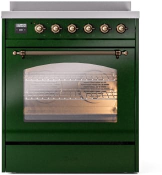 Ilve Nostalgie II Collection UPI304NMPEGB - 30 Inch Freestanding Induction Range