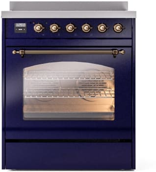 Ilve Nostalgie II Collection UPI304NMPMBB - 30 Inch Freestanding Induction Range