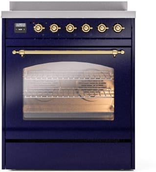 Ilve Nostalgie II Collection UPI304NMPMBG - 30 Inch Freestanding Induction Range