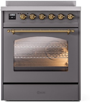 Ilve Nostalgie II Collection UPI304NMPMGG - 30 Inch Freestanding Induction Range