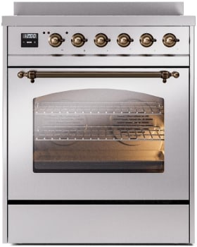 Ilve Nostalgie II Collection UPI304NMPSSB - 30 Inch Freestanding Induction Range