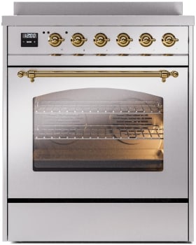 Ilve Nostalgie II Collection UPI304NMPSSG - 30 Inch Freestanding Induction Range