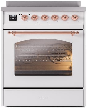Ilve Nostalgie II Collection UPI304NMPWHP - 30 Inch Freestanding Induction Range