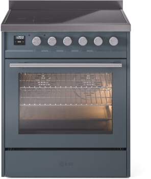 Ilve Professional Plus II UPI304WMPBG - 30 Inch Freestanding Induction Range