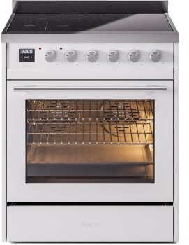 Ilve Professional Plus II UPI304WMPWH - 30 Inch Freestanding Induction Range