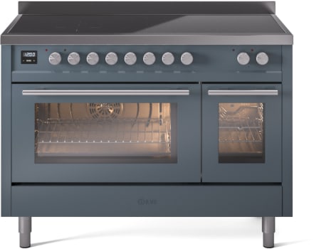 Ilve Professional Plus II UPI486WMPBG - 48 Inch Freestanding Induction Range