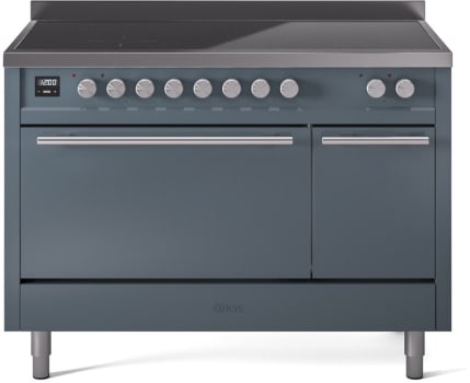 Ilve Professional Plus II UPI486QMPBG - 48 Inch Freestanding Induction Range (Solid Door)