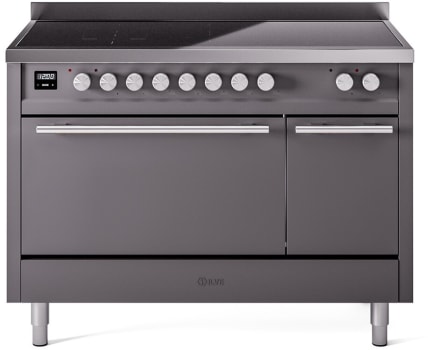Ilve Professional Plus II UPI486QMPMG - 48 Inch Freestanding Induction Range (Solid Door)