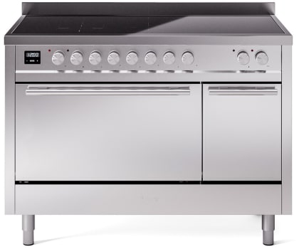 Ilve Professional Plus II UPI486QMPSS - 48 Inch Freestanding Induction Range (Solid Door)