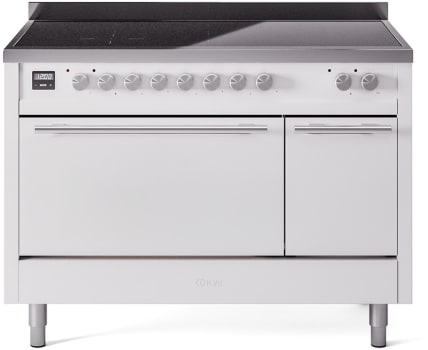 Ilve Professional Plus II UPI486QMPWH - 48 Inch Freestanding Induction Range (Solid Door)