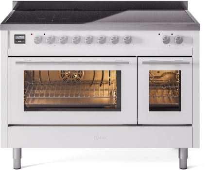 Ilve Professional Plus II UPI486WMPWH - 48 Inch Freestanding Induction Range