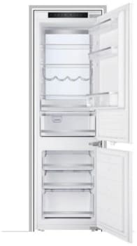 Ilve URBM22SIWPRY - 24 inch Built-In Bottom Freezer Refrigerator with 8.6 cu. ft. Capacity