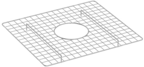 Rohl WSGMS3918SS - 15 Inch Wire Kitchen Sink Grid in Stainless Steel