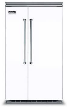 Viking VCSB5483WH 48 Inch Counter Depth Built In Side by Side