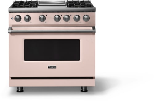Viking 5 Series VDR53644GBHLP - 36"W. Dual Fuel Range; Four Burners with Griddle