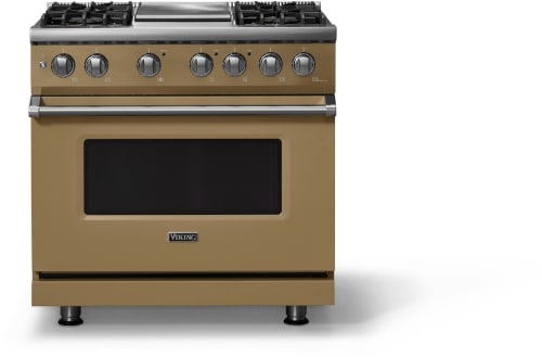 Viking 5 Series VDR53644GGHLP - 36"W. Dual Fuel Range; Four Burners with Griddle