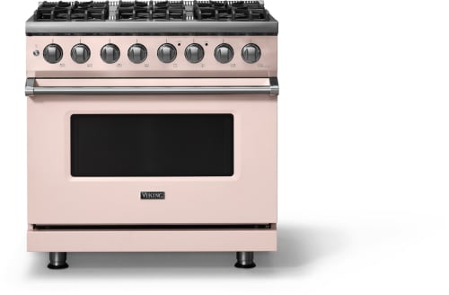 Viking 5 Series VDR53646BBH - 36"W. Dual Fuel Range; Six Burners