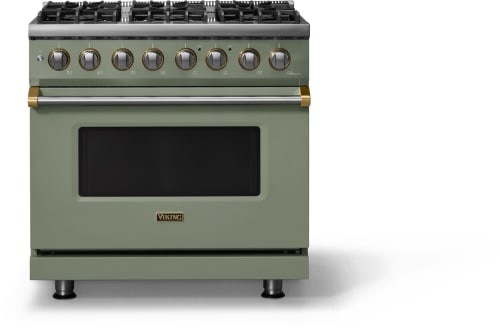Viking 5 Series VDR53646BEUBB - 36"W. Dual Fuel Range; Six Burners