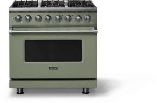 Viking 5 Series VDR53646BEULP - 36"W. Dual Fuel Range; Six Burners