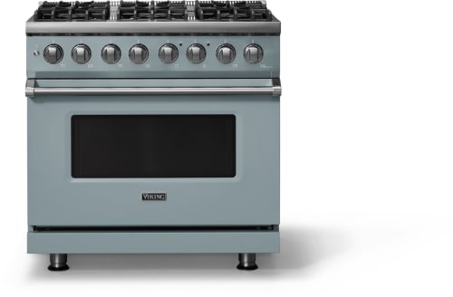 Viking 5 Series VDR53646BNS - 36"W. Dual Fuel Range; Six Burners