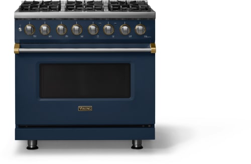 Viking 5 Series VDR53646BSBBBLP - 36"W. Dual Fuel Range; Six Burners