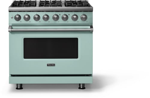 Viking 5 Series VDR53646BSP - 36"W. Dual Fuel Range; Six Burners