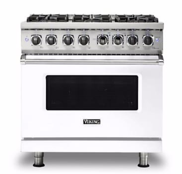 Viking 5 Series VDR5366BWH - White Front View