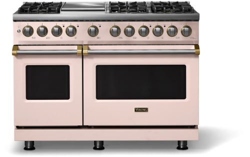 Viking 5 Series VDR54846GBHBBLP - 48"W. Dual Fuel Range; Six Burners with Griddle