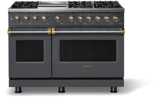 Viking 5 Series VDR54846GCSBBLP - 48"W. Dual Fuel Range; Six Burners with Griddle