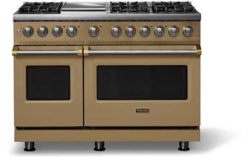Viking 5 Series VDR54846GGHBBLP - 48"W. Dual Fuel Range; Six Burners with Griddle
