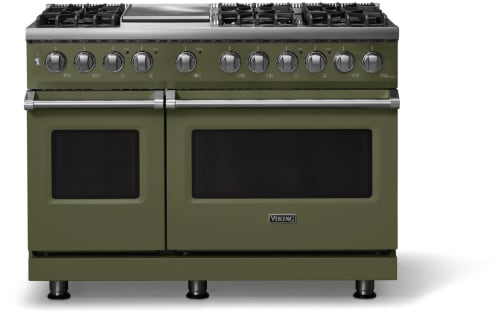 Viking 5 Series VDR54846GMA - 48"W. Dual Fuel Range; Six Burners with Griddle