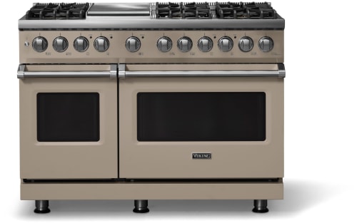 Viking 5 Series VDR54846GNA - 48"W. Dual Fuel Range; Six Burners with Griddle