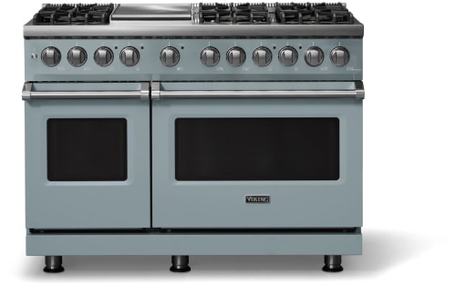 Viking 5 Series VDR54846GNS - 48"W. Dual Fuel Range; Six Burners with Griddle