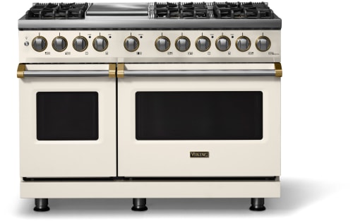 Viking 5 Series VDR54846GPWBB - 48"W. Dual Fuel Range; Six Burners with Griddle