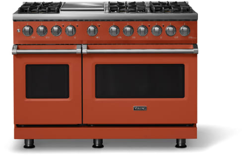 Viking 5 Series VDR54846GSCLP - 48"W. Dual Fuel Range; Six Burners with Griddle